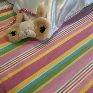 Pottery Barn Kids striped duvet, twin